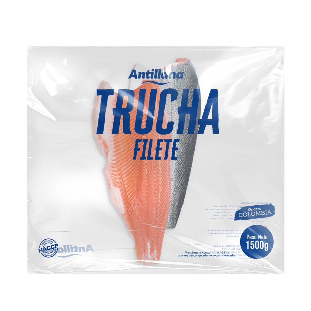 Antillana Filete de Trucha Empacado al Vacío 1.5 kg / 3.30 lb