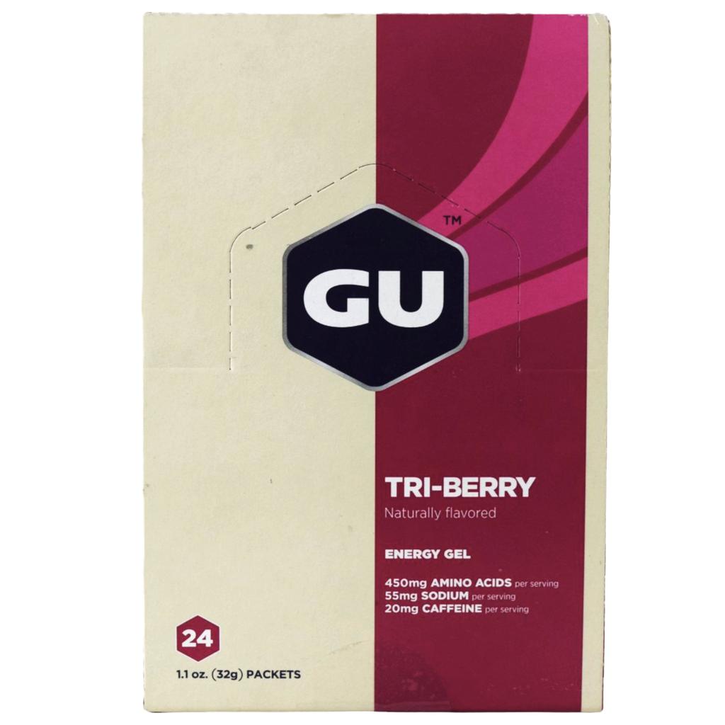 GU Energy Suplemento en Gel Estimulante Sabor Frutos Rojos 24 Unidades / 32 g