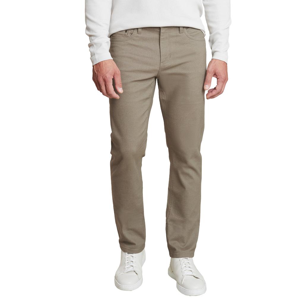 English Laundry Beige Twill Pants for Men with 5 Pockets