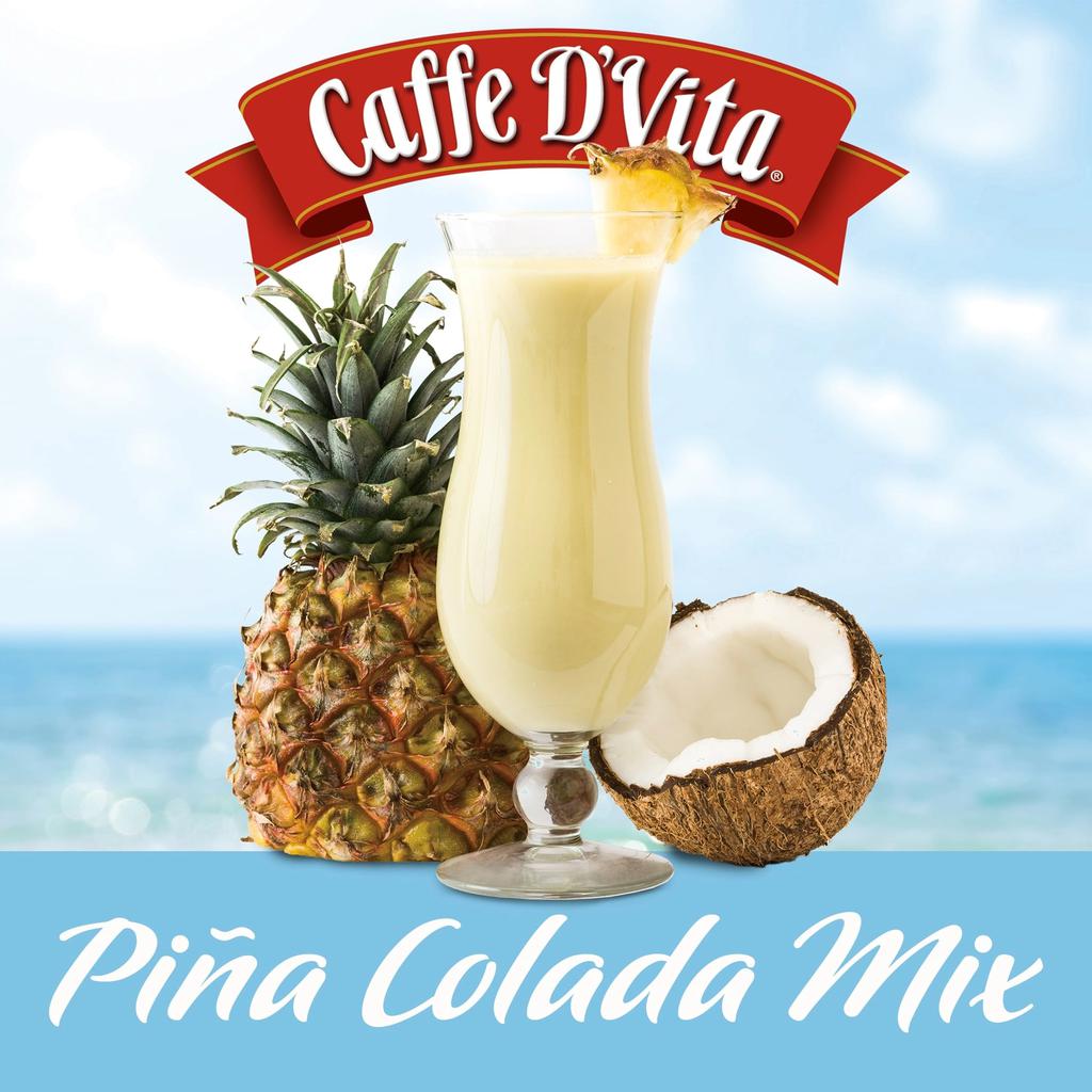 Caffe D'Vita Mezcla en Polvo para Preparar Piña Colada 907 g / 32