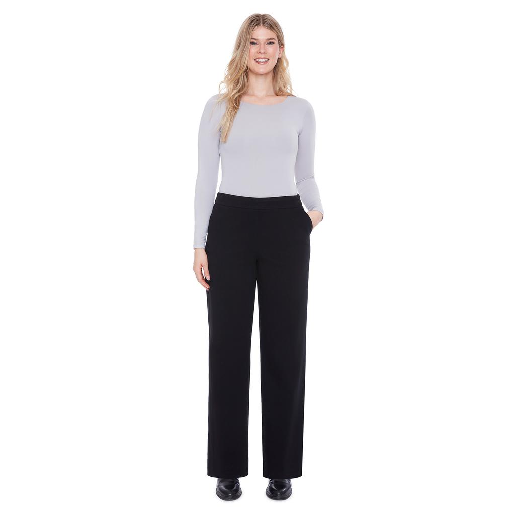 S.C. and Co. Women's Pull-On Dress Pants with Tummy Control