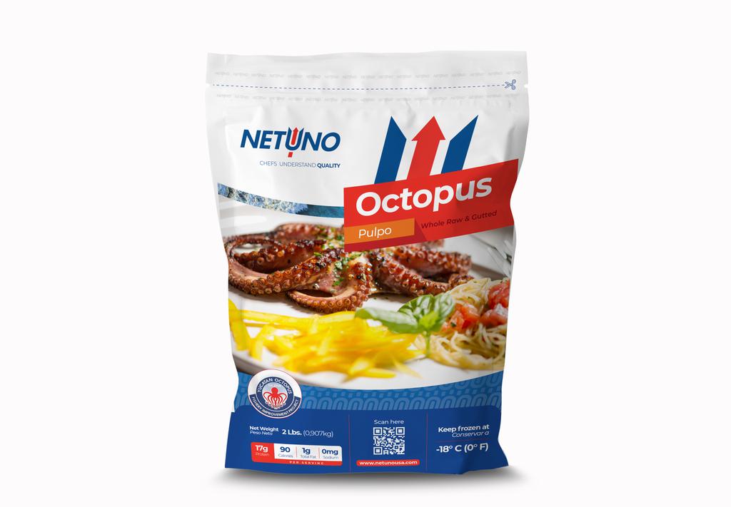 Netuno Raw Octopus, 908 g / 2 lb