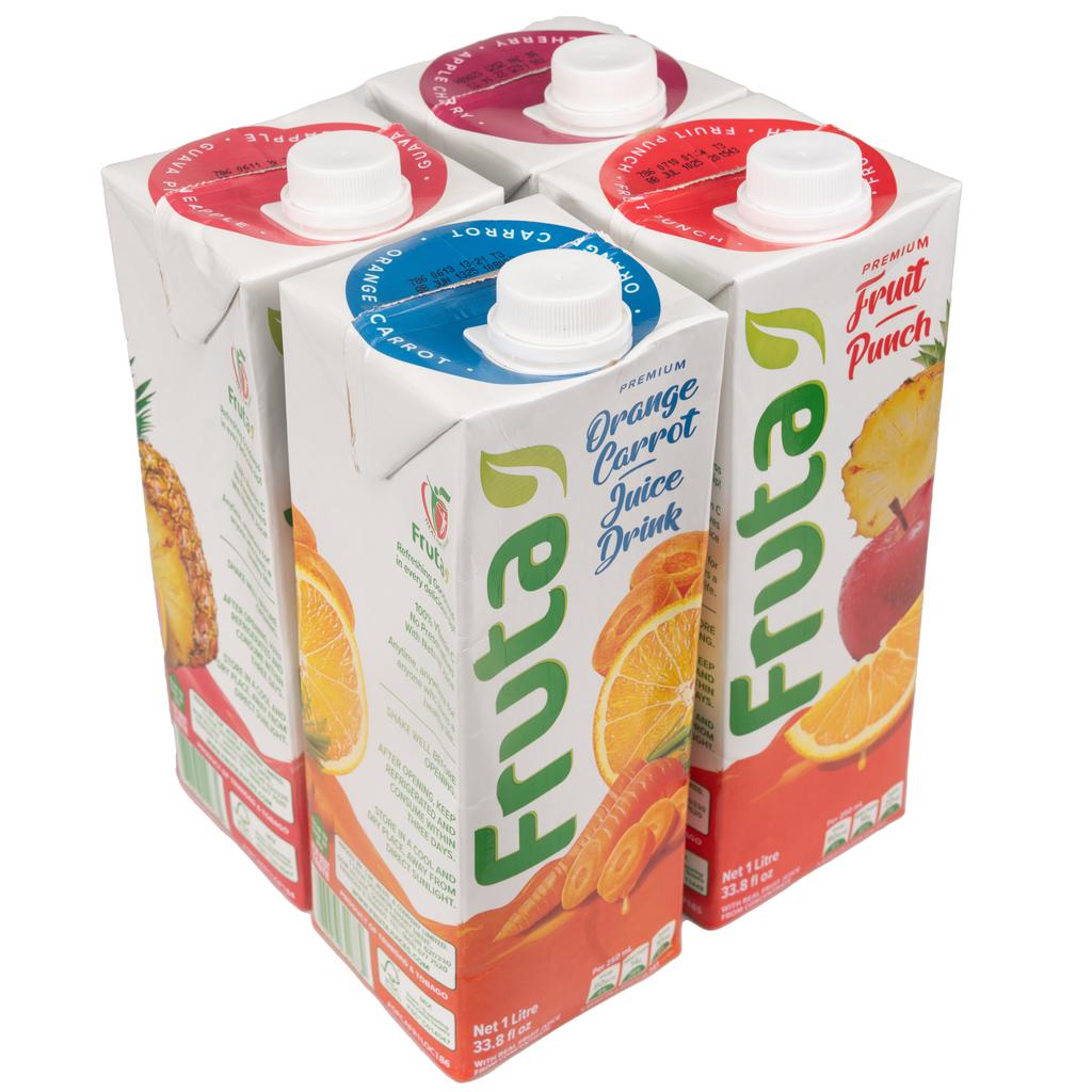 Fruta Assorted Juices 4 Units / 1 L / 33.8 oz Juices | PriceSmart