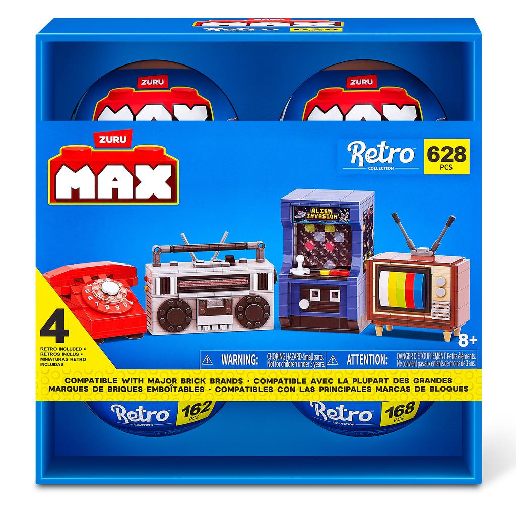 Zuru Max Building Block Toy with 4 Collectible Capsules