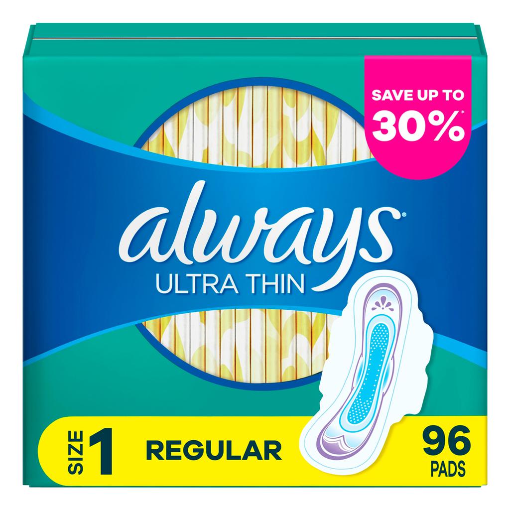 Always Ultra Thin Regular Pads with Wings 96 Units