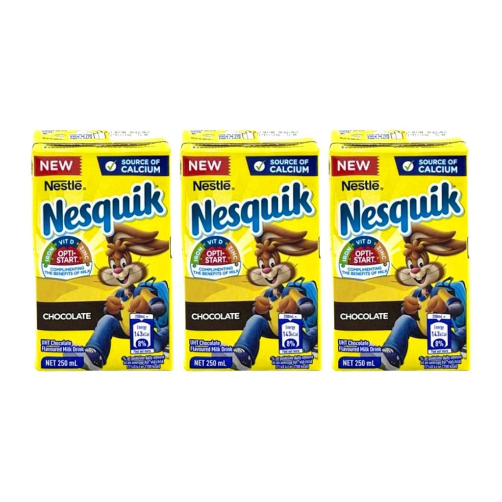 Nesquik Chocolate Flavor Liquid Milk Drink 6 Units / 250 mL / 8.45 oz