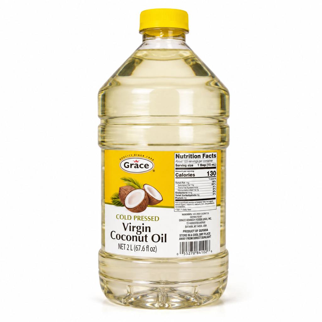 Grace Cold Pressed Virgin Coconut Oil 2 L / 67.6 oz