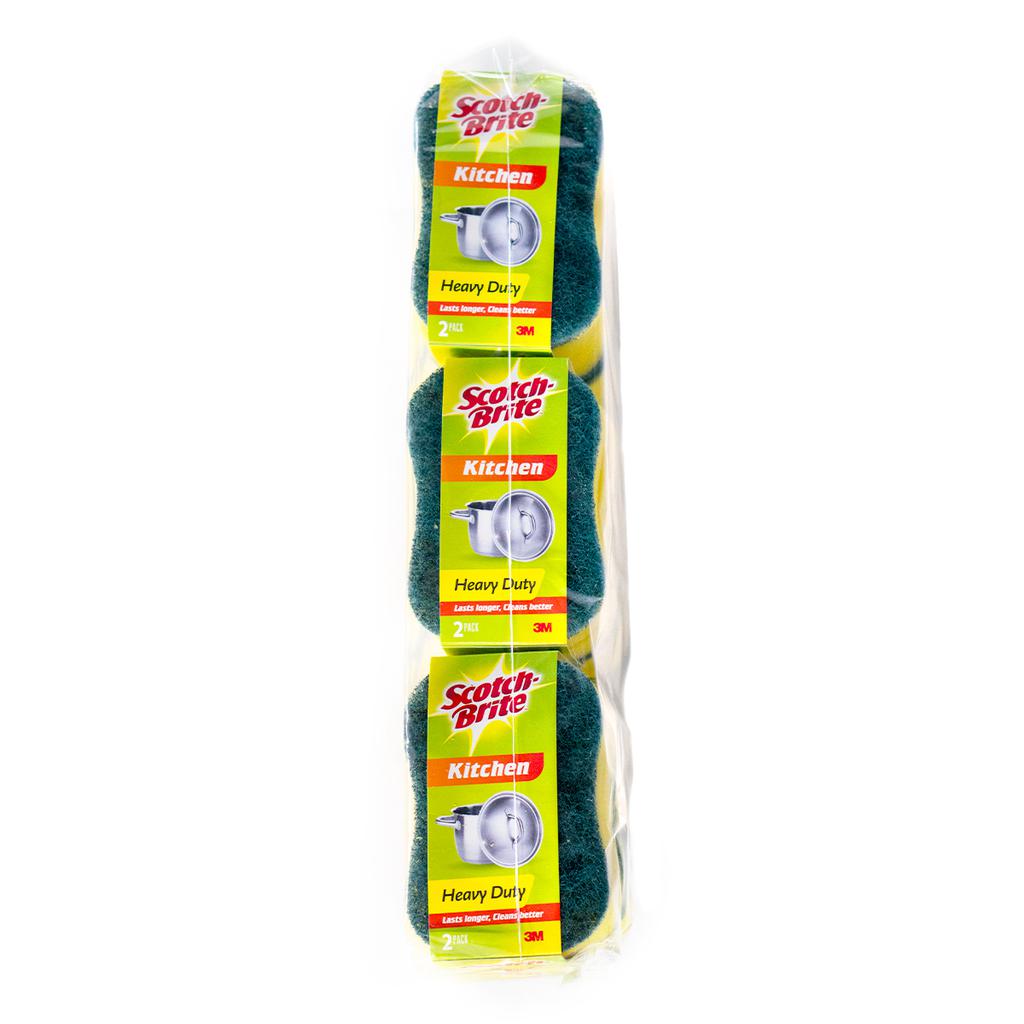 Scotch-Brite Heavy Duty Scrub Sponge 12 Units