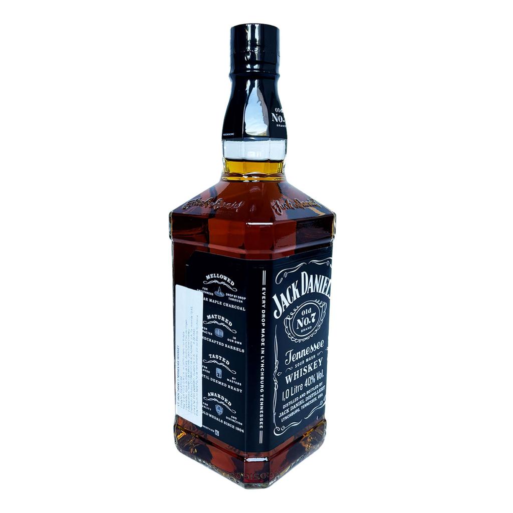 Jack Daniel's Whisky Tennessee Etiqueta Negra 1 L / 33.81 oz