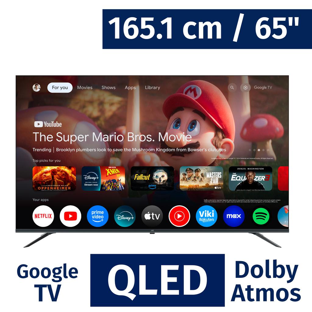 JVC 165.1 cm / 65" Inches Smart Android 4K UHD TV LT-65KM858