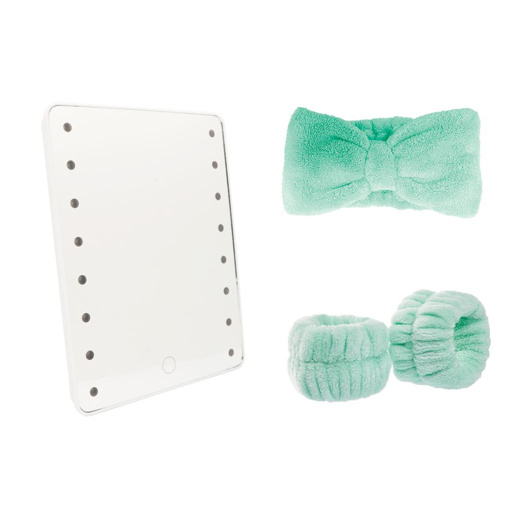 Danielle Creations LED Mirror and Hair Accessories Set 4 Pieces