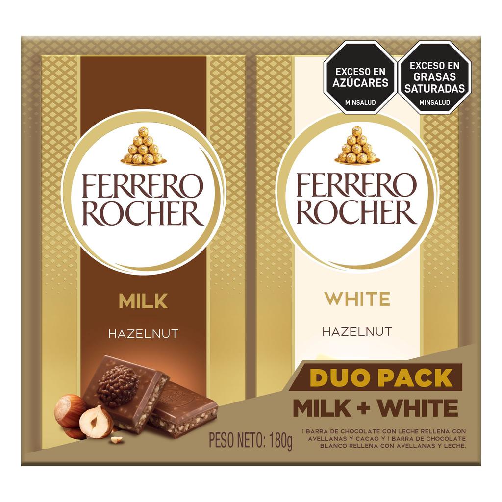 Ferrero Rocher Barras de Chocolate Surtidas 2 Unidades / 90 g
