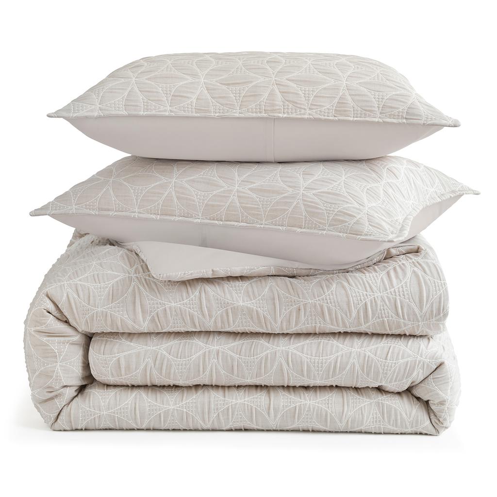 Sonoma Modern Living King Size Polyester Comforter Set 3 Pieces