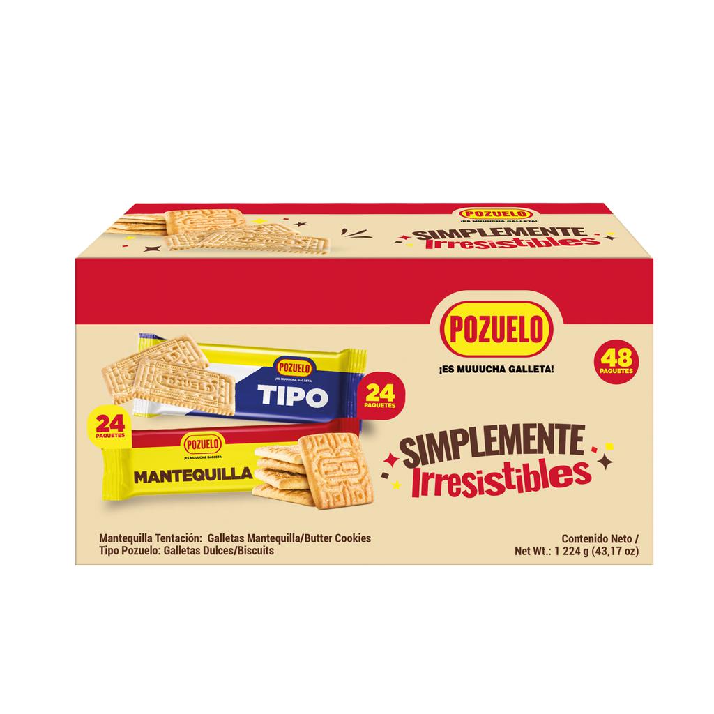 Pozuelo Assorted Tentación and Pozuelo-style Butter Cookies 48 Units
