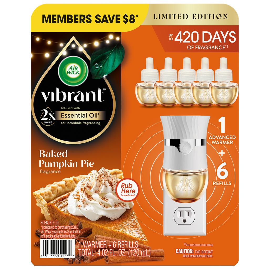 Air Wick Holiday Scented Oil 1 Diffuser + 6 Refills