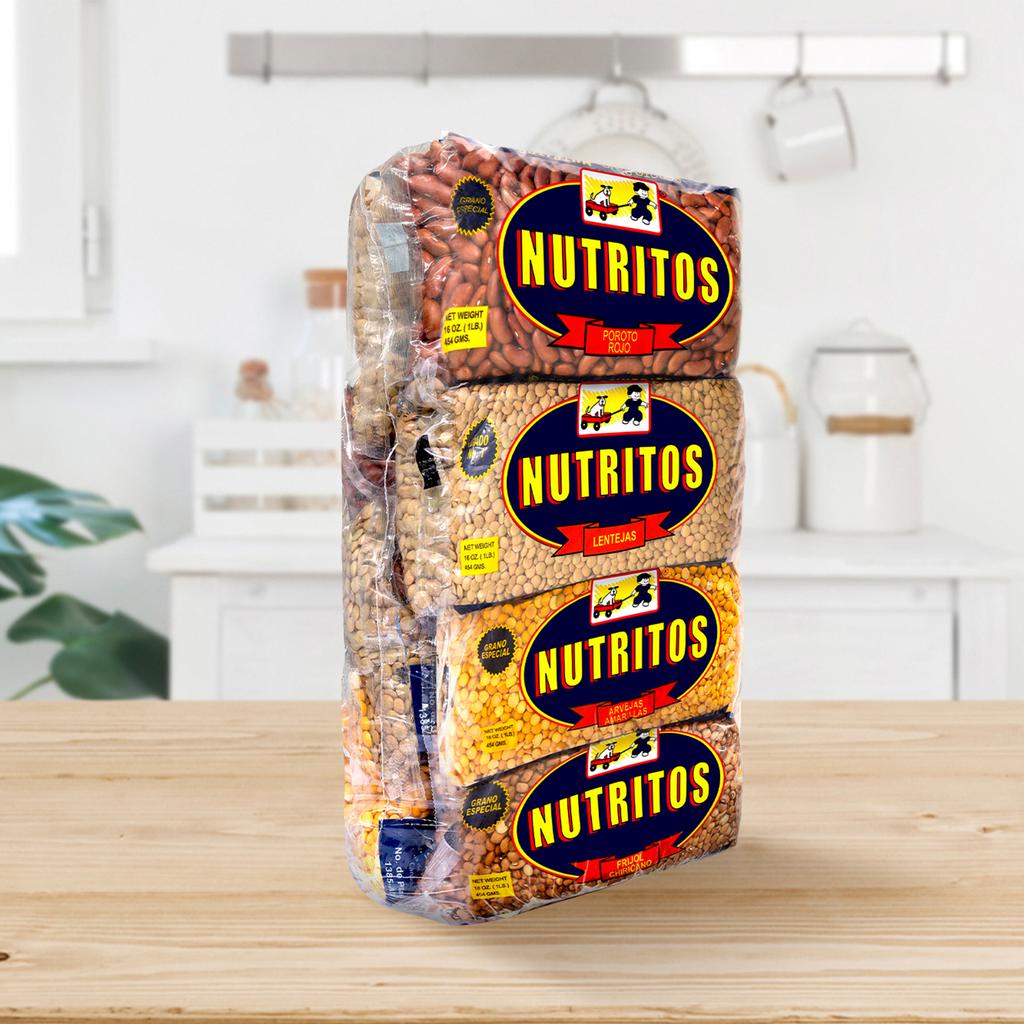 Nutritos Granos Surtidos 8 Unidades / 454 g Frijoles secos