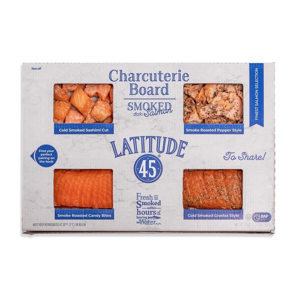Latitude 45 Frozen Smoked Salmon Charcuterie 567 g / 1.25 lb
