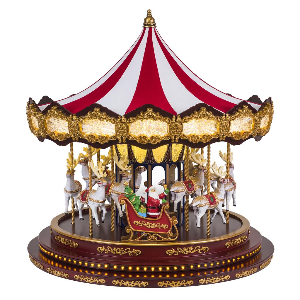 Mr. Christmas Musical Carousel with Lights 43.18 cm / 17"