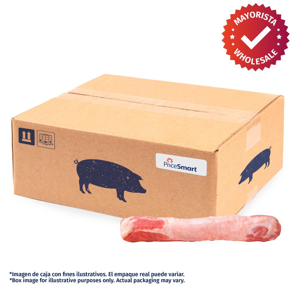 Lomo de Cerdo Entero sin Hueso Congelado Caja