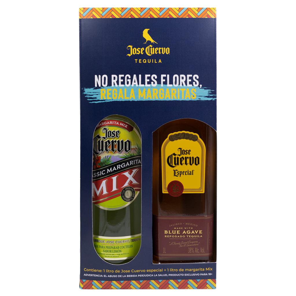 Jose Cuervo Tequila Reposado 1 L + Margarita Mix 1 L
