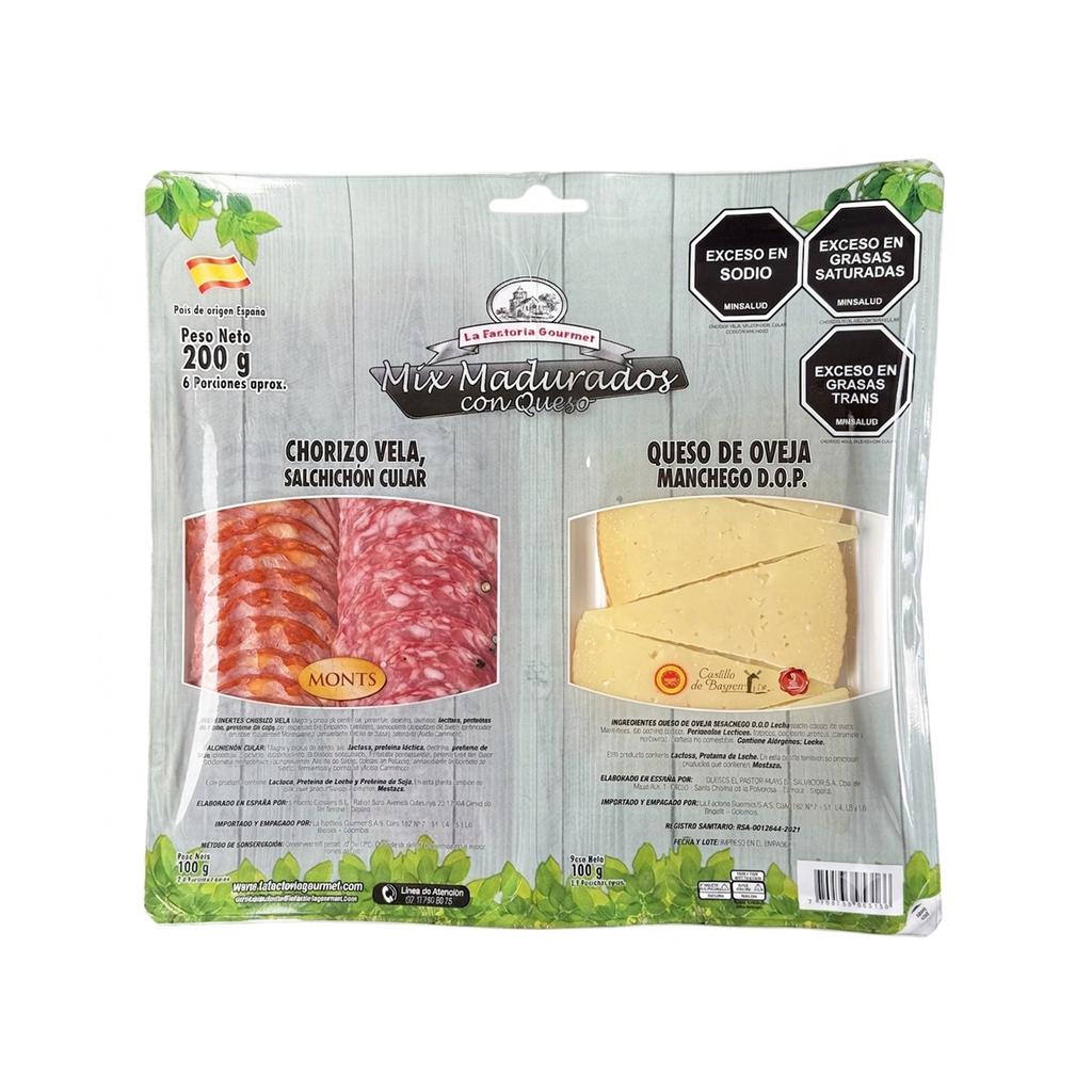 La Factoria Gourmet Mix de Madurados con Queso 200 g / 7 oz