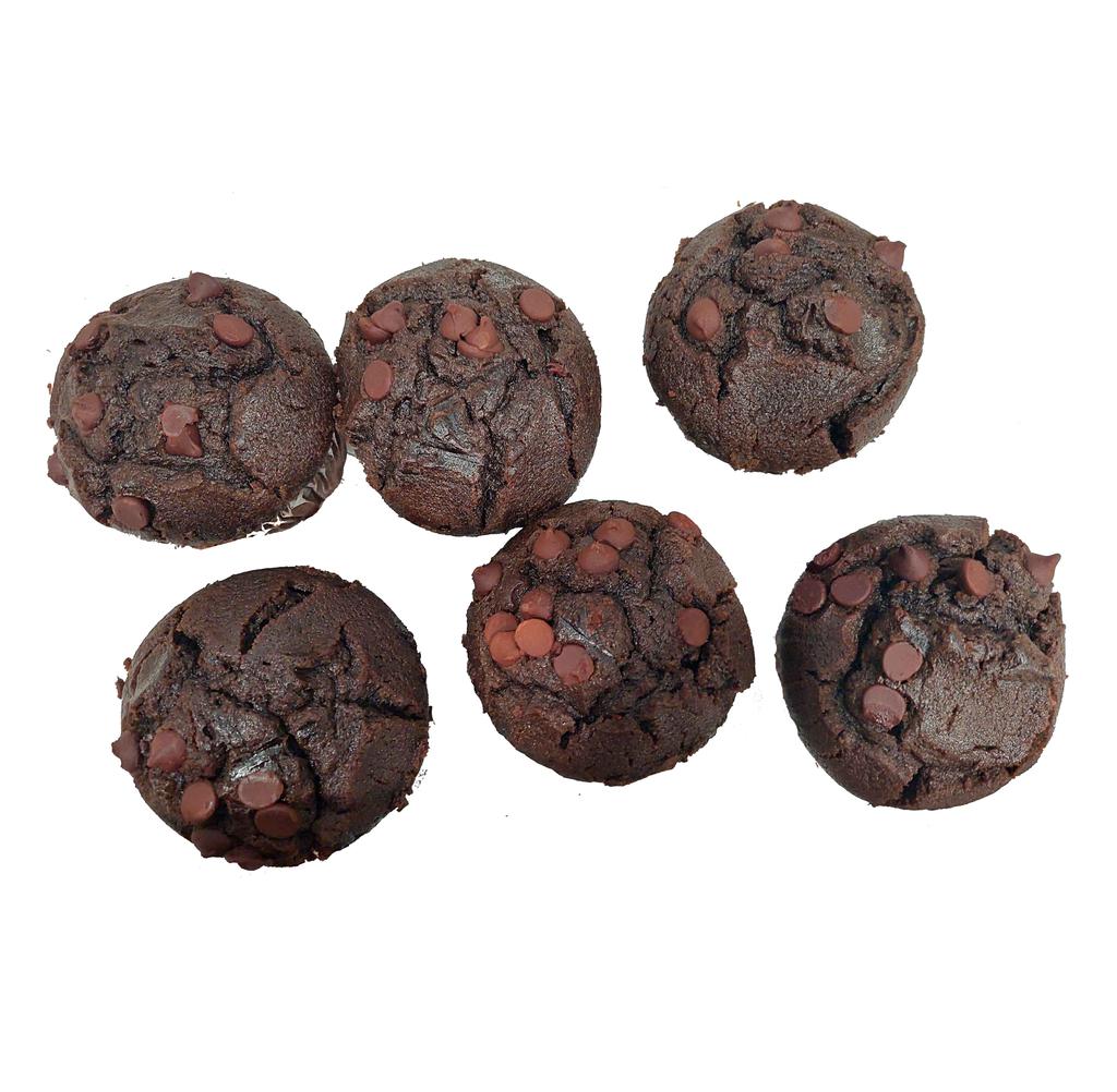 Member's Selection Double Chocolate Muffins Freshly Baked 6 Units