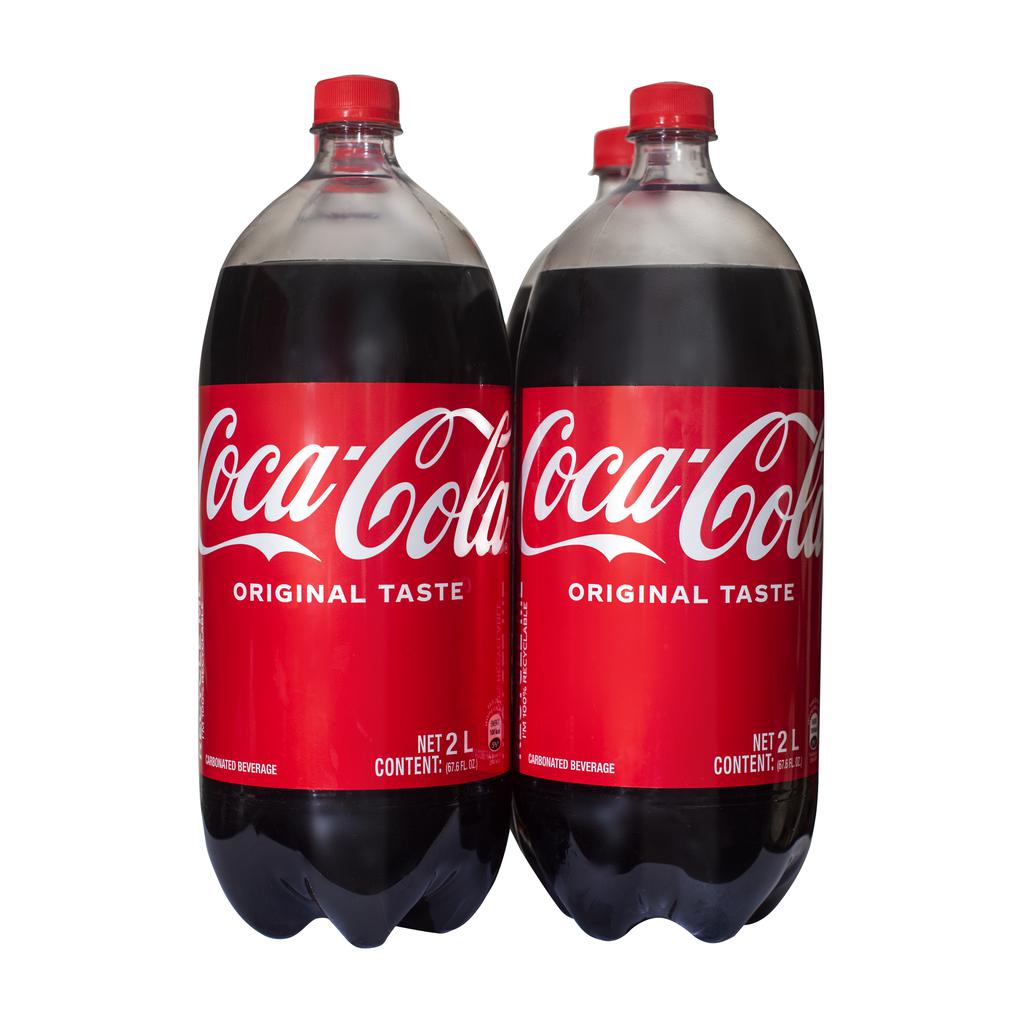 Coke Soft Drink 4 Units / 2 L / 67.63 oz
