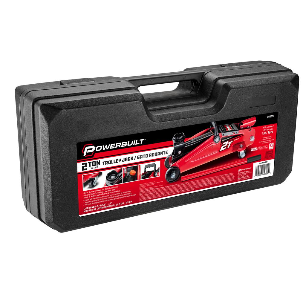 Powerbuilt Hydraulic Jack with Case