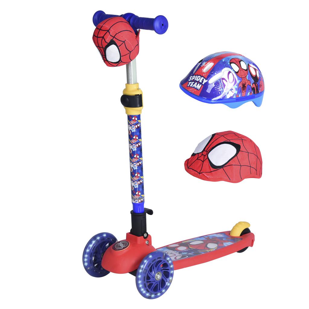 Disney Marvel Patineta con Casco para Niños 