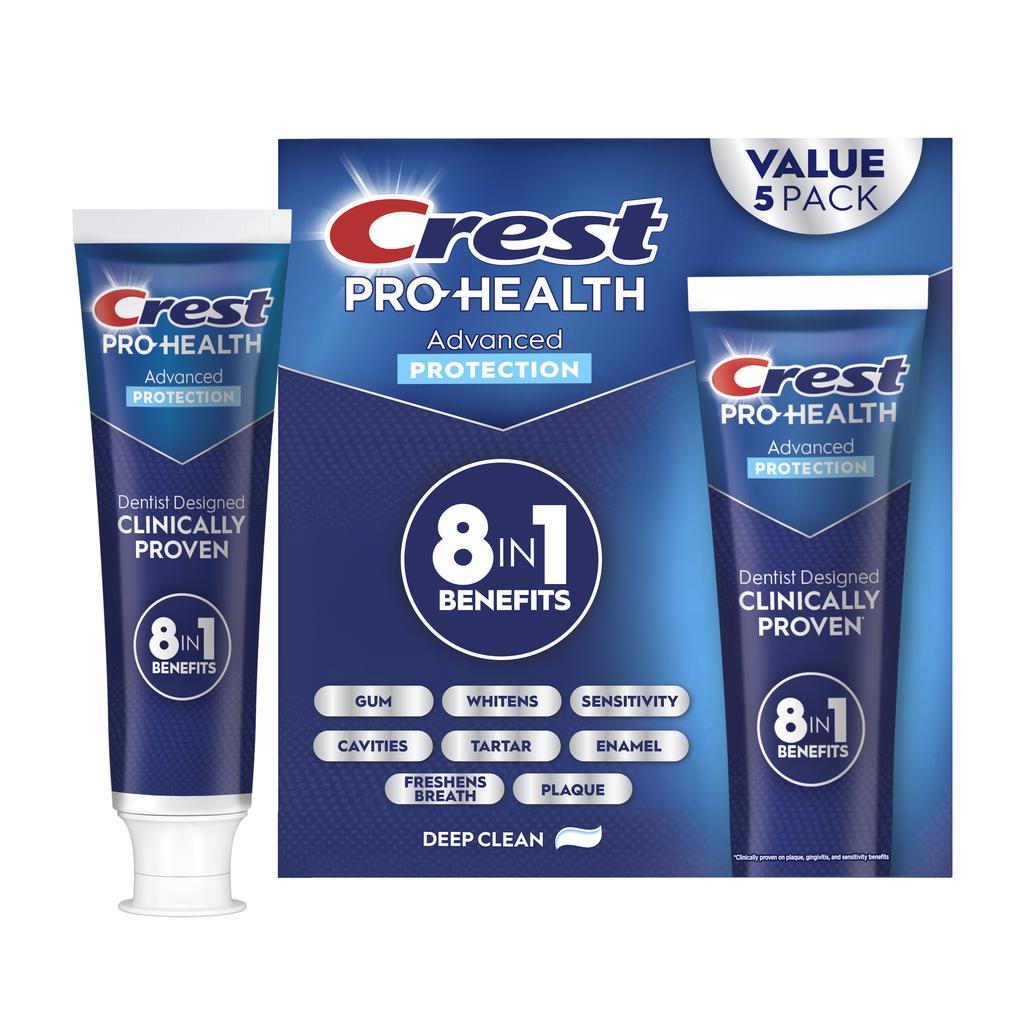 Crest Pro Health Advanced Pasta Dental para Dientes Sensibles 5 Unidades / 164 g / 5.8 oz