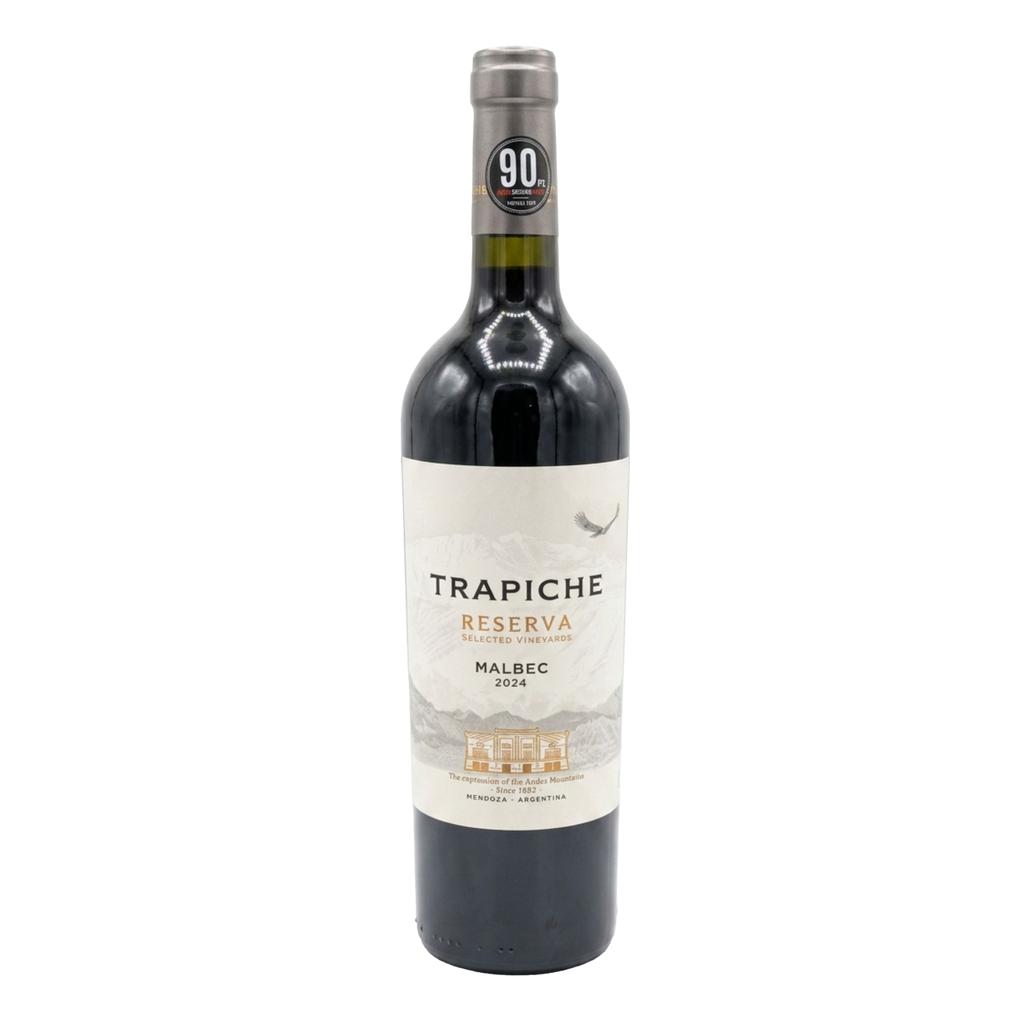 Trapiche Reserva Malbec 2024 Vino Tinto Botella de 750 mL