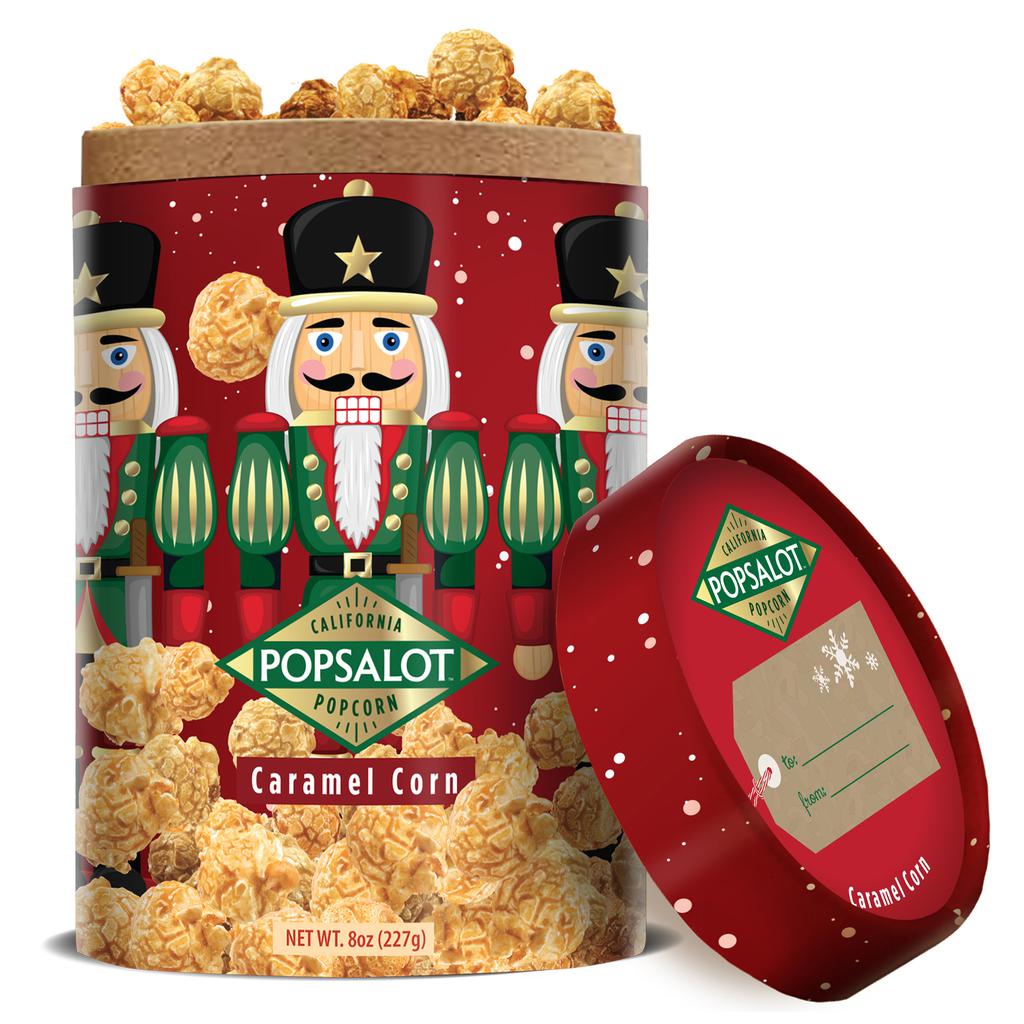 Popsalot Gourmet Palomitas de Maíz Cubiertas de Caramelo en Lata de Regalo 227 g / 8 oz