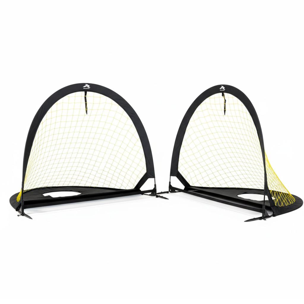 Runic Indoor and Outdoor Soccer Goal Set 121.92 cm x 91.44 cm / 48" x 36"