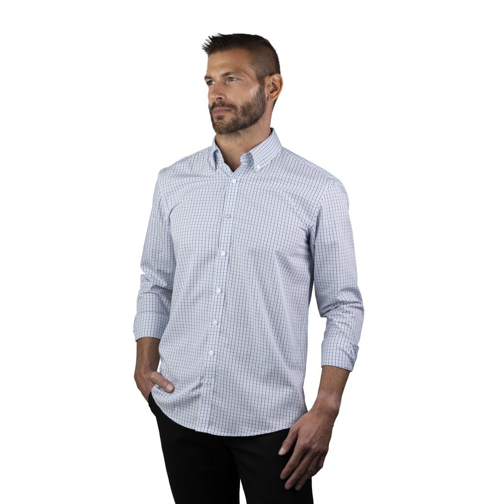 classic fit dress shirts for men Marquis Mens Classic Fit Off White Cotton Blend Dress Shirt, 15 1/2 / 34/35