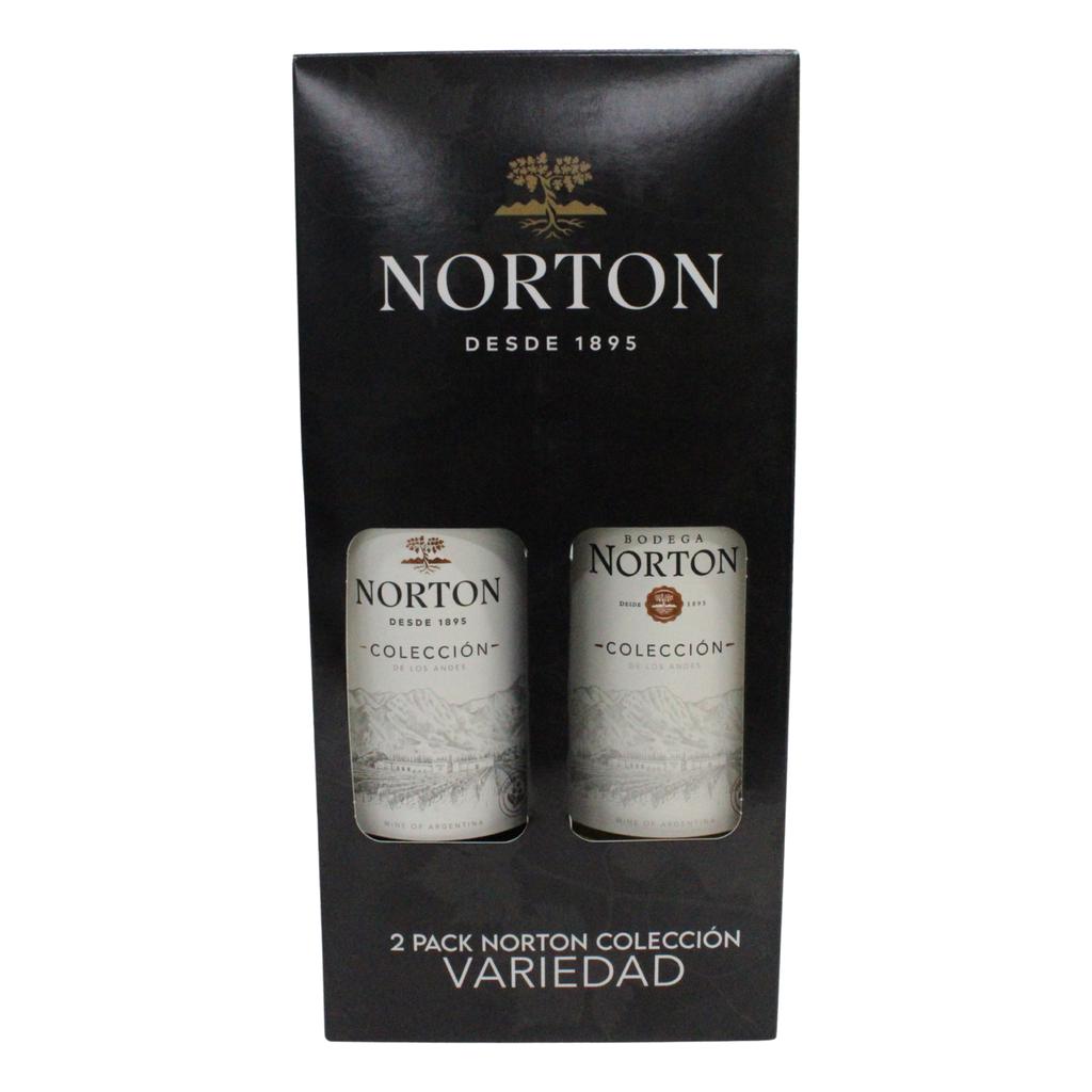 Norton Set de Vino Tinto Merlot y Vino Blanco Torrontés 2 Unidades / 750 mL