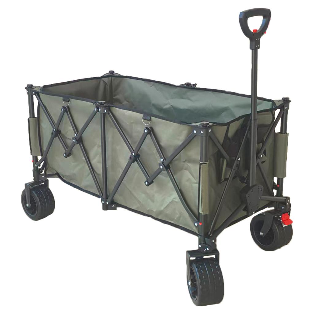 Foldable Cart with Detachable Wheels 122 cm x 61 cm x 104 cm / 48" x 24" x 41"