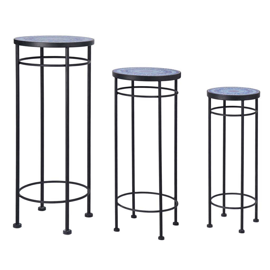 Ceramic Plant Stand Set 3 Pieces