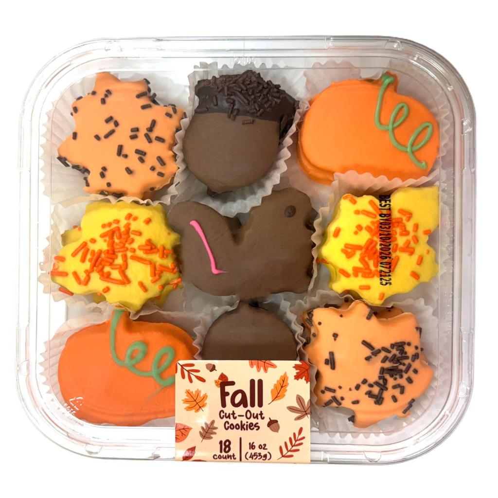 Bombolo Biscotti Decorated Cookies With Autumn Patterns 18 Units