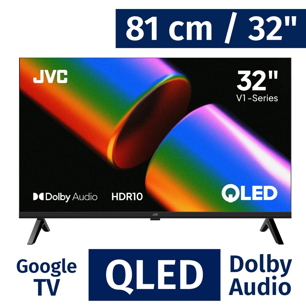 JVC 81.28 cm / 32" Pulgadas Smart TV QLED HD Google Multituner LT-32KM1584