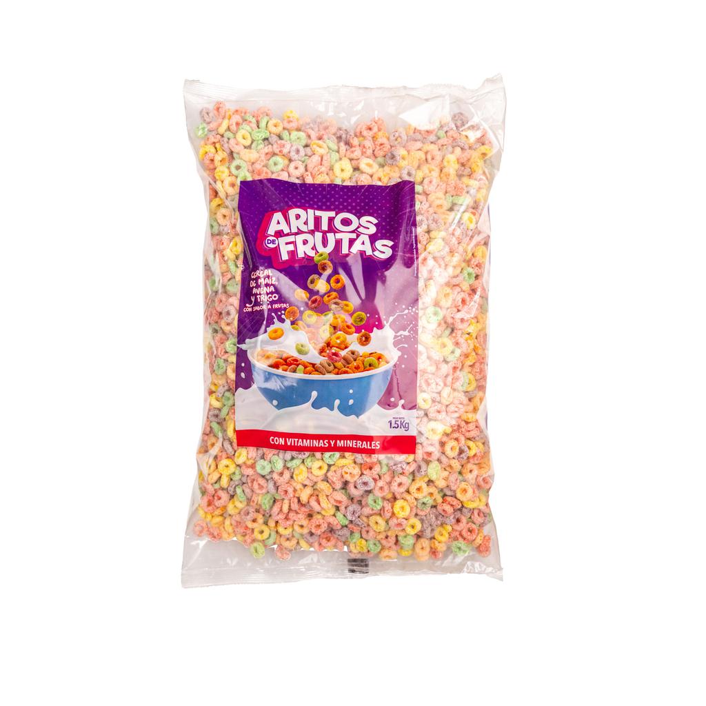 Aritos de Frutas Cereal de Maíz, Avena y Trigo 1.5 kg / 3.3 lb