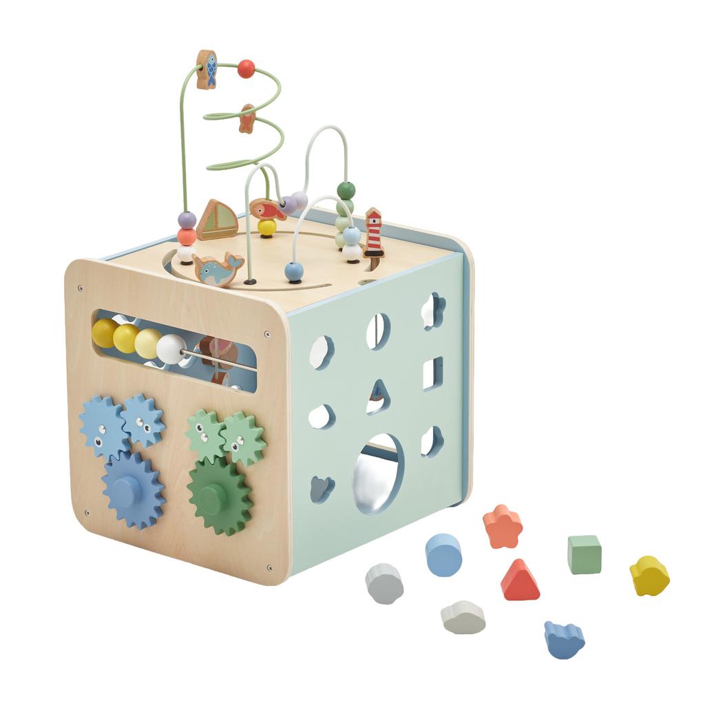 Moover Cubo Didáctico de Madera para Actividades de Motricidad