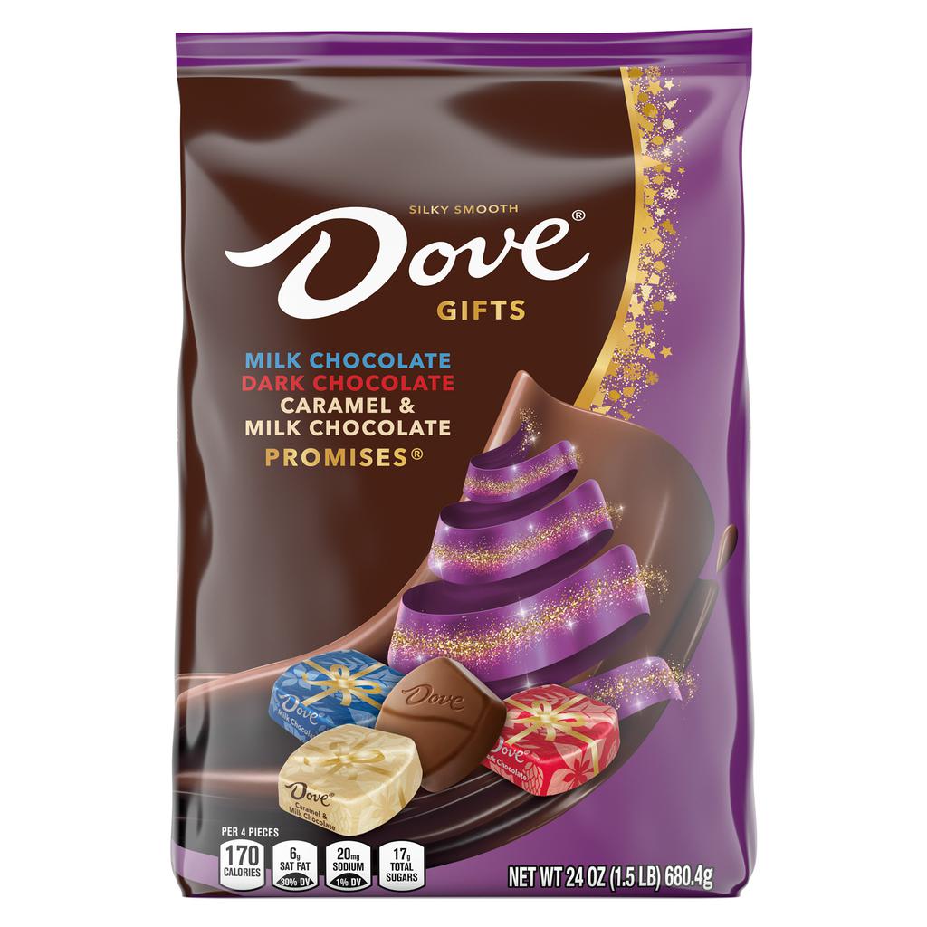 Dove Chocolates Navideños Promises Sabores Surtidos 680.4 g / 24 oz