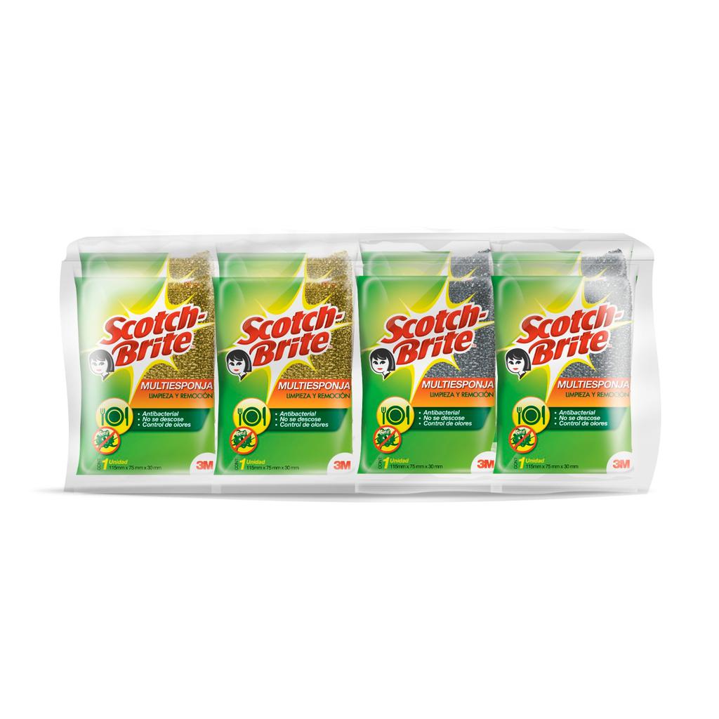 Scotch-Brite Esponja Rizada Multicolor 8 Unidades