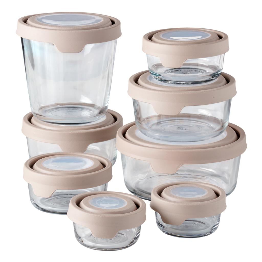 Member's Selection 16-Piece Glass Food Storage Container Set with Lids