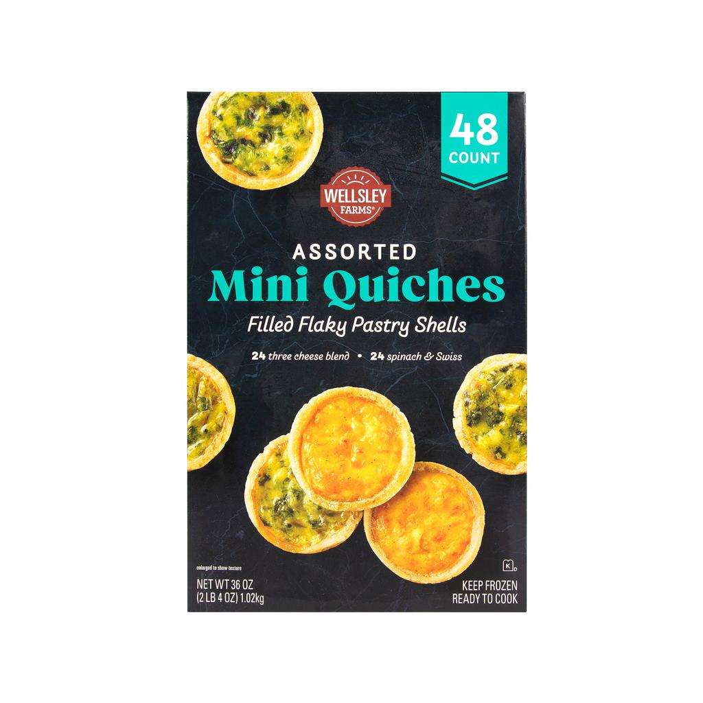 Wellsley Farms Assorted Mini Quiches 1.02 kg / 2.25 lb