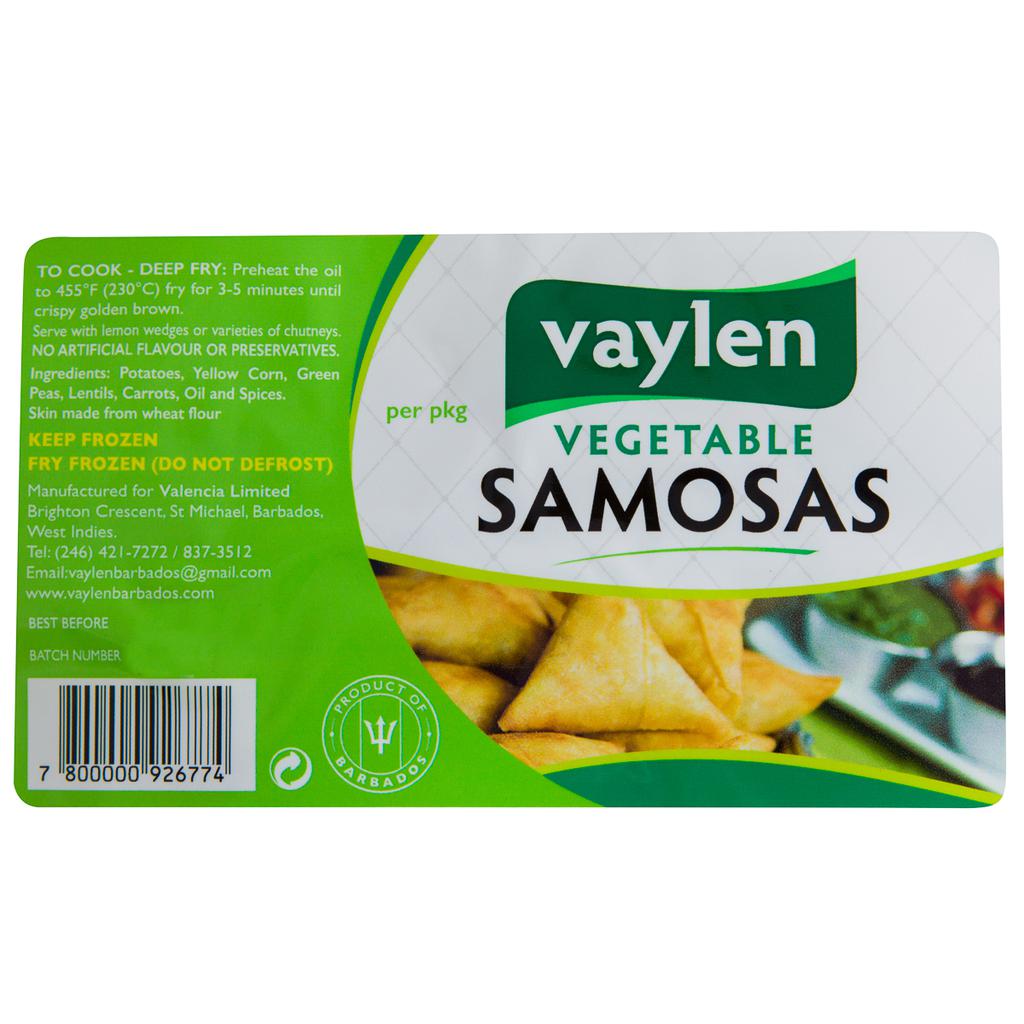 Vaylen Vegetable Samosa 15 Units