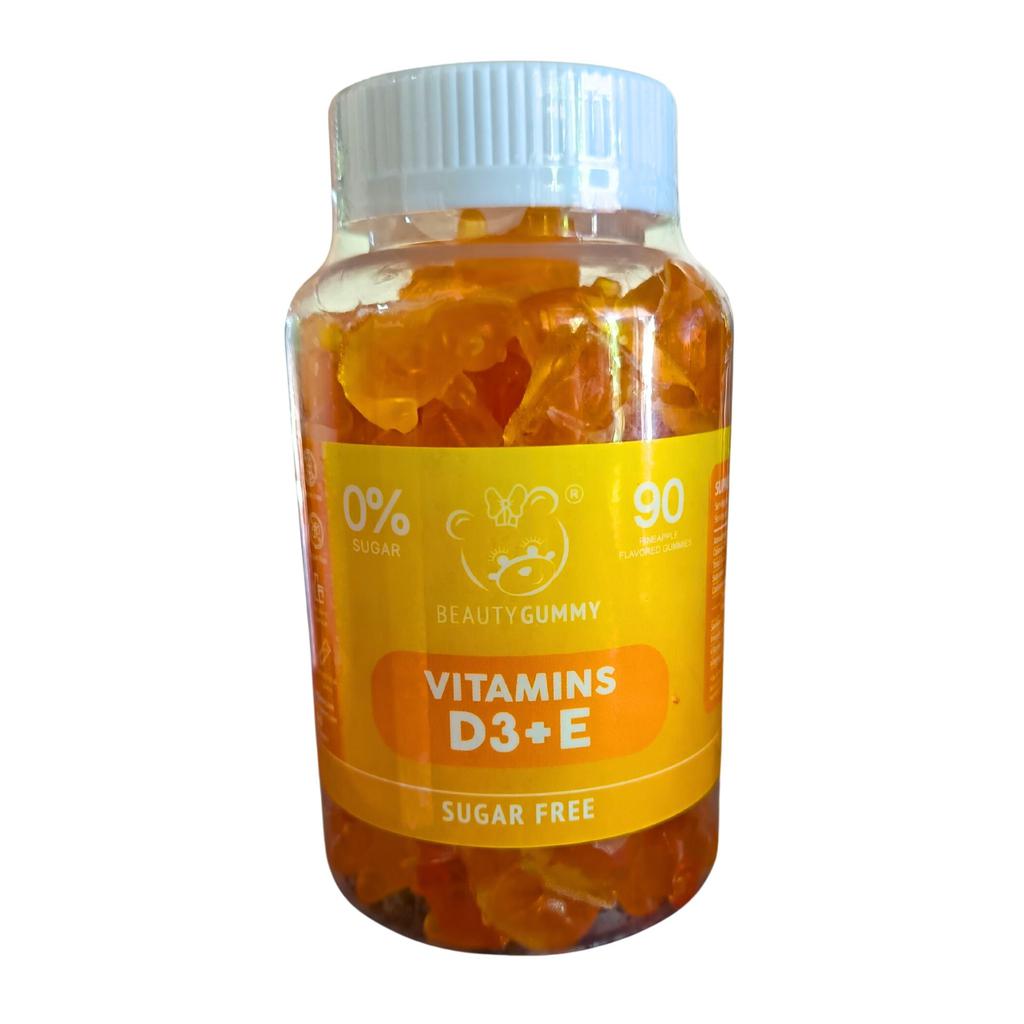 Beauty Gummy Gomitas de Vitamina D3 + E 90 Unidades 