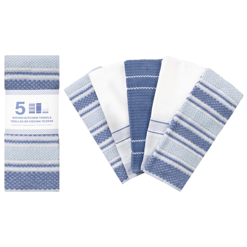 Ritz Cotton Kitchen Towels 5 Units / 41 cm x 69 cm / 16" x 27"