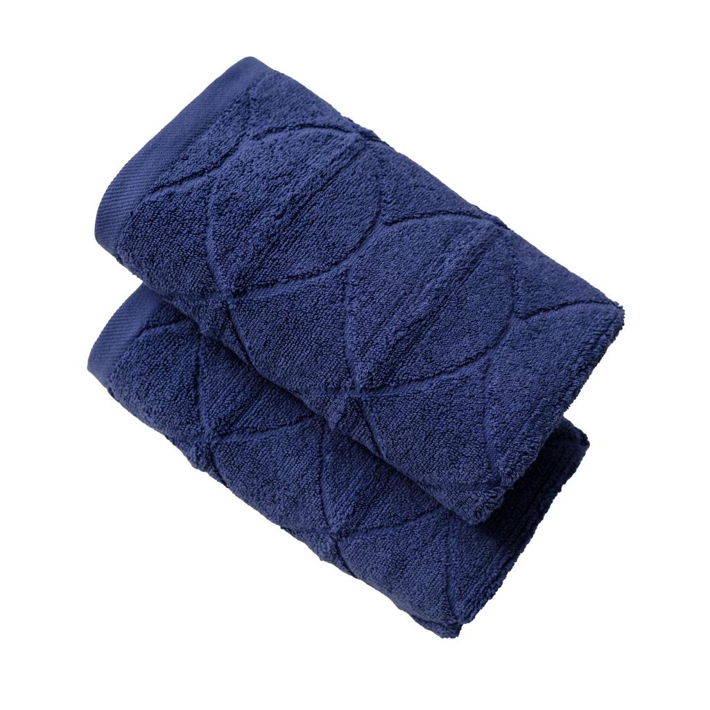 Fatelares Set of 2 Wave Bath Towels