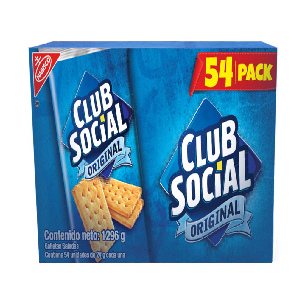 Club Social Original Salt Crackers 54 Units / 24 g / 0.8 oz